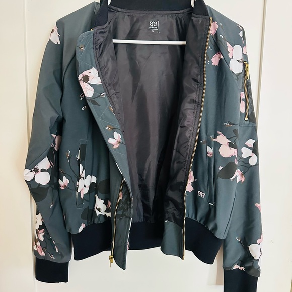 Albion Orchard Blossom Bomber Jacket, size Small - Picture 2 of 2